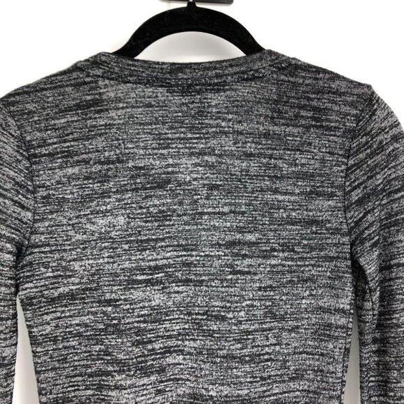 Revamped Dark Grey Heathered Long Sleeve Crew Neck Shirt size XS - Picture 11 of 15